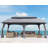L 20 pi. X 10 pi. D Pavillon de jardin en acier-64096964