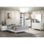 Table de chevet blanche avec 2 tiroirs - Vaste espace de rangement, look, articulations avec 2-752991129