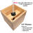 Union Rustic Ilerioluwa Wooden Planter Box with String Light Pole Insert, Classic Stacked Panel Design, Weather-Resistant Finish, Wood Planter Boxes Outdoor, Wooden Planters with Integrated Drainage-694171386-694171385