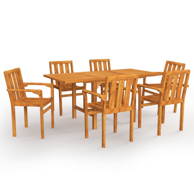 Tarrant Rectangular 6 - Person 160Cm Long Dining Set