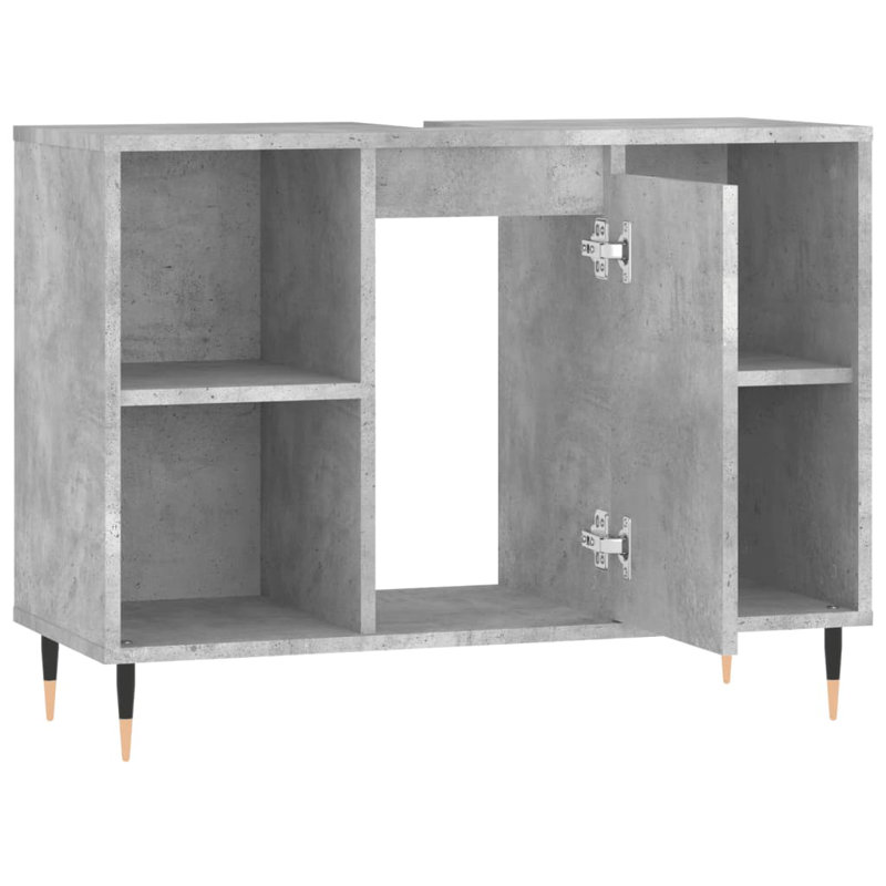 Malumbo Bathroom Cabinet, Concrete Grey