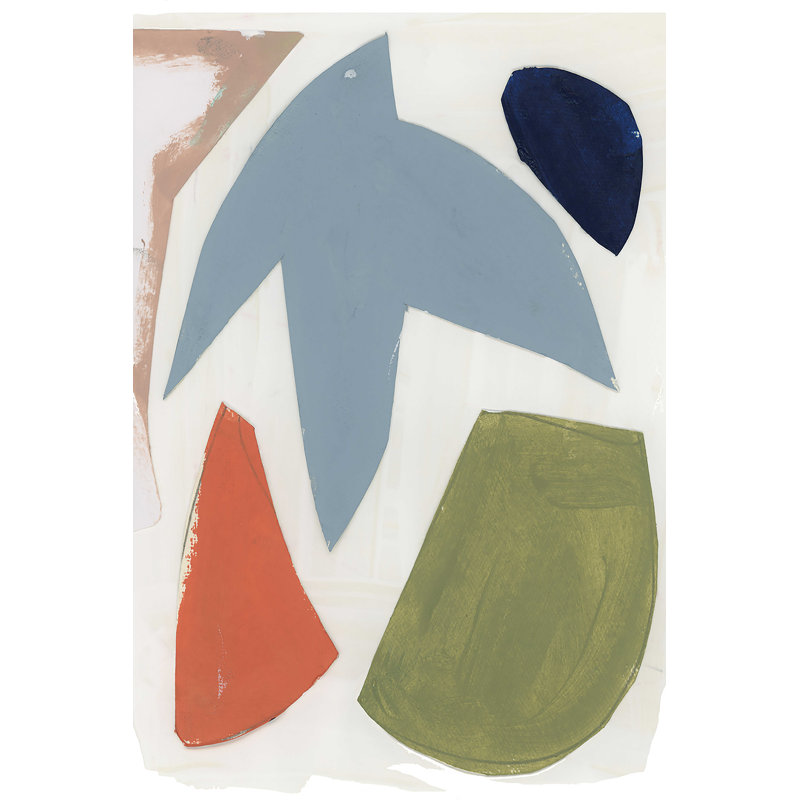 Quatre couleurs III, H 12 po x l 8 po