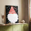 Gnome de neige en hiver - galerie Cavas sur mesure-1924992207