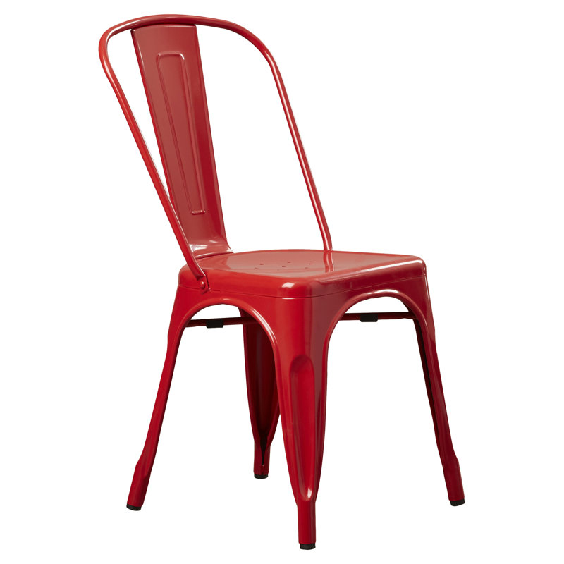 Chaise d'appoint Agamveer Café, Rouge