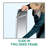 22"W x 28"H Two-Sided Slide-In Floor Stand on Chrome Base