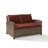 55'' Wide Metal Loveseat with Cushions-795724438-767976323