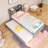 Wood Frame Twin Size Bed With Trundle,Bookcase-2057102596