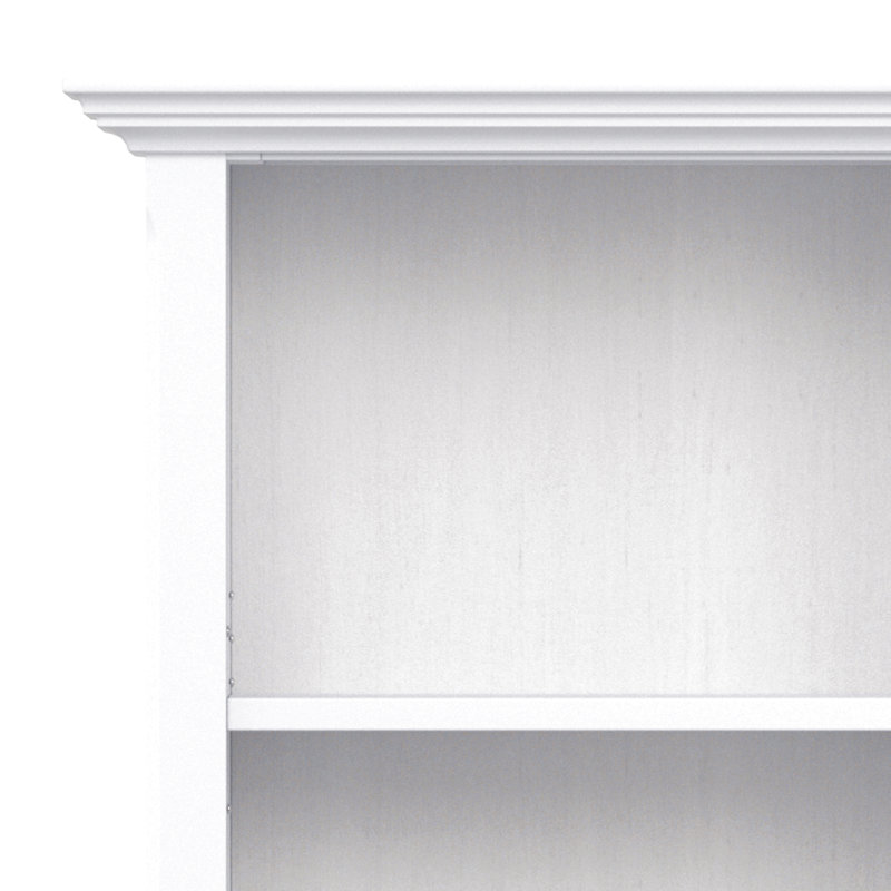24 Inch 5 Shelf Bookcase, White