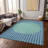 Machine Washable Indoor/Outdoor Chantille ACN994 Teal Area Rug-1986847871