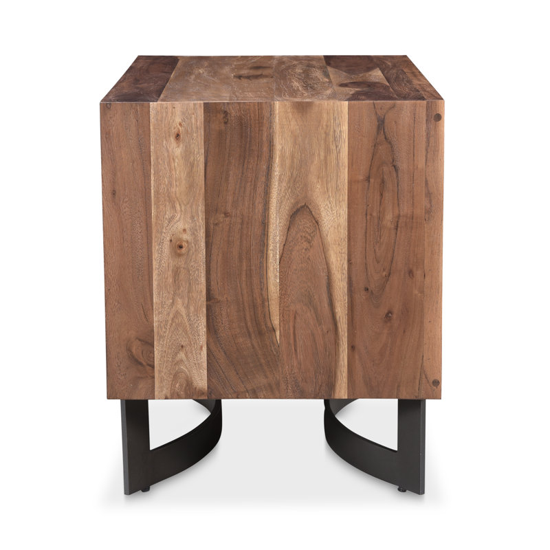 2 - Drawer Nightstand in Brown