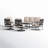 Arriona 7 - Person Patio Conversation Set with Cushions