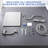 12" All Metal Rainfall Shower Head With Multi-function Handheld Sprayer Combo-126087095