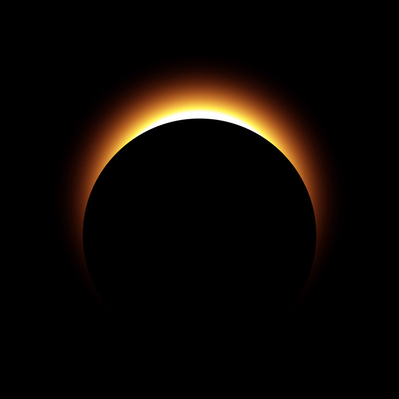Eclipse by Dimitris66 - No Frame Art Prints on Canvas, 122cm H x 122cm W