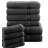 Cleymans Terrycloth Bath Towels - Set of 10-1632437434