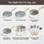 11 - Piece Non-Stick Ceramic Cookware Set