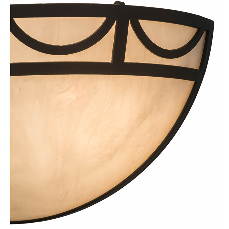 2 - Light Flush Mounted Sconce