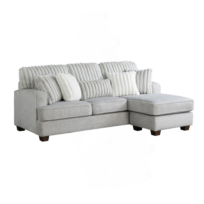 Coussins réversibles Modern, Gris