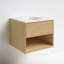Meuble-lavabo mural simple 24 po avec comptoir en quartz Redbridge