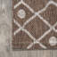 Tapis d'intérieur / extérieur brun / beige Refik-1894483833