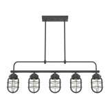 Starklake 5 - Light Kitchen Island Linear Pendant
