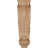 8"W x 9"D x 30"H Large Jumbo Acanthus Wood Corbel, Alder (2-Pack)-73318159-73644890
