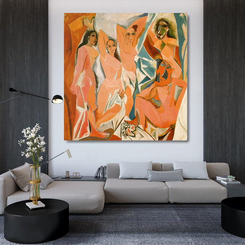 Les demoiselles d'Avignon, 1907, 37" H x 36" W