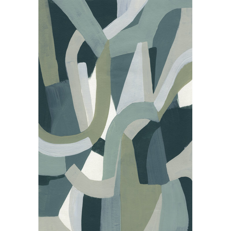 Limestone Puzzle I - Painting on Canvas, 76 cm H x 51 cm W, Wrapped Canvas