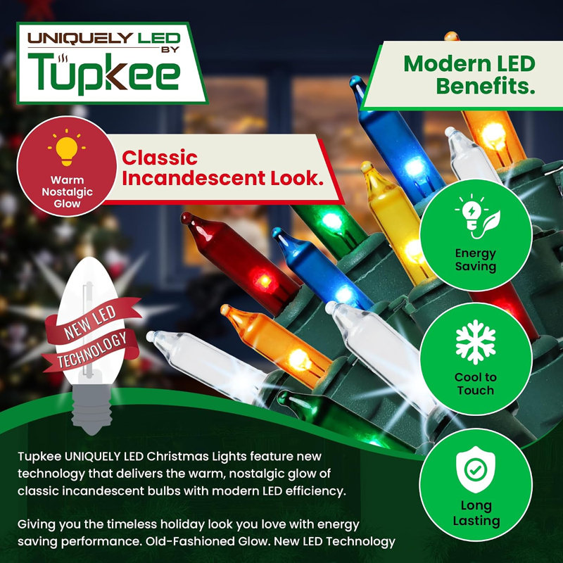 Lumières scintillantes Tupkee Christmas Uniquely, Multi-couleur