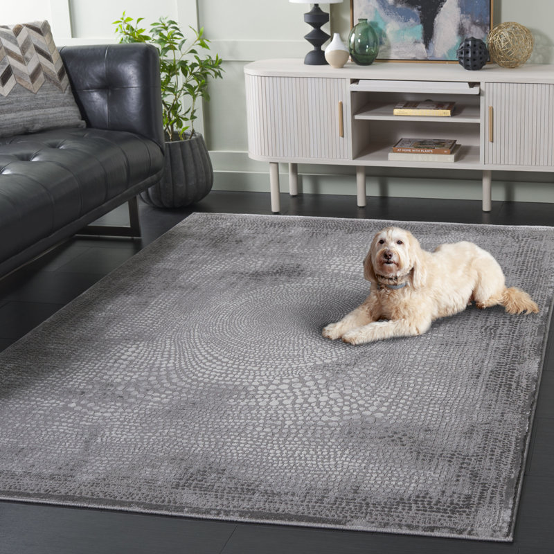 Tapis abstrait Blossie Performance, Rectangle 5 pi 3 po x 7 pi 6 po