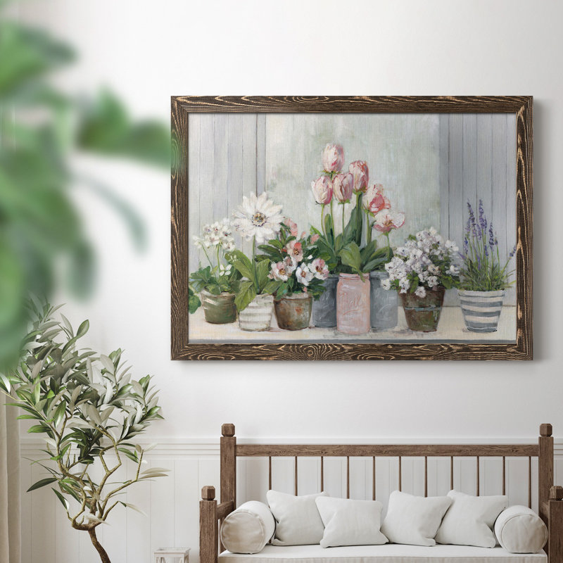 Cottage Grown - Reproduction d'art sur toile encadrée, Noyer, H 31 po x l 44 po x P 0,75 po
