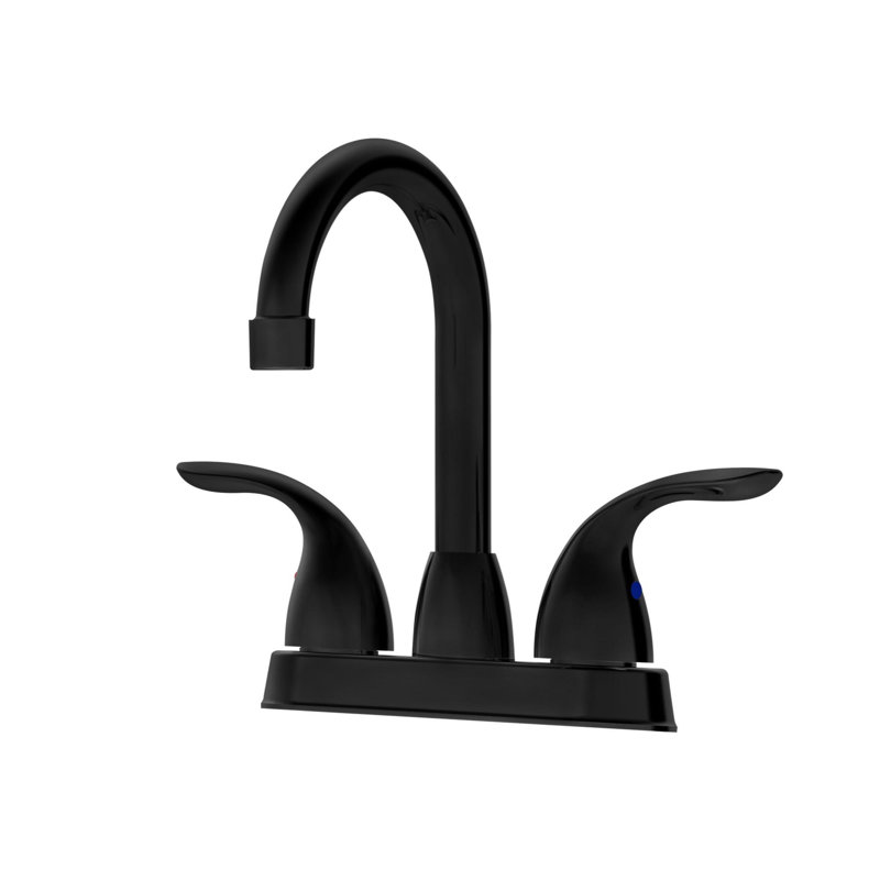 12“H Bathroom Sink Faucet, Matt Black