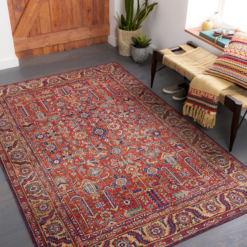 Leon Oriental Area Rug, Rectangle 152 x 229 cm