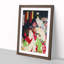 Lady & Man with a Fan by Toyohara Kunichika - Framed Print-55642023-55642024