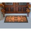 Tapis de porte en fibre de coco naturel monogrammé Senn-752138811