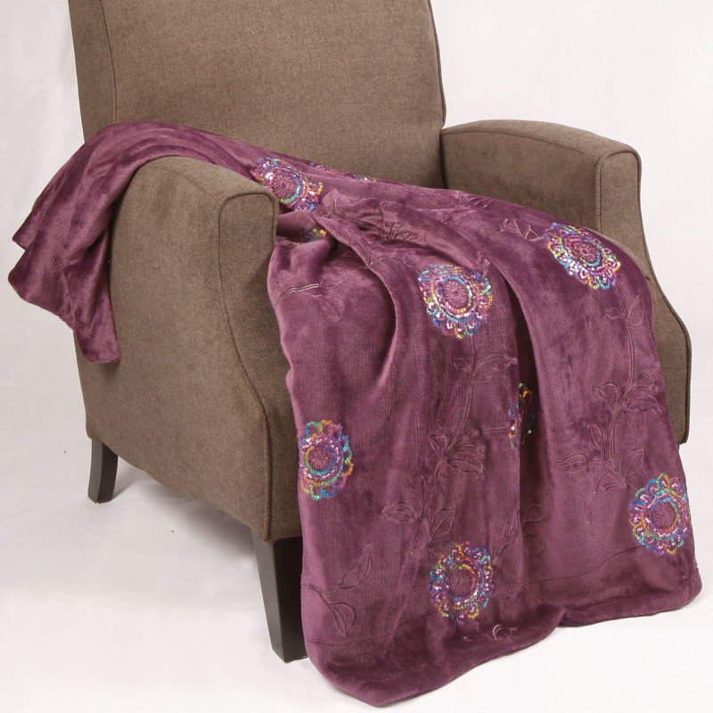 Throw Blanket, Blackberry Wine