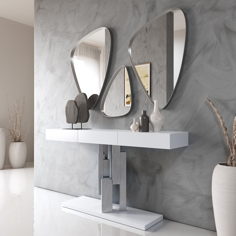 Ensemble de console et miroir Maximo, H 31,5 po x l 47,24 po x P 13,78 po