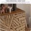 Commode d'appoint moderne tridimensionnelle en bois-111667370