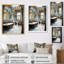 Bathroom Elegant Monochrome Framed On Canvas Print-994248367-994248366