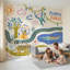 Décoration murale amovible fond blanc Jungle Vibe-1004716718-1004716722