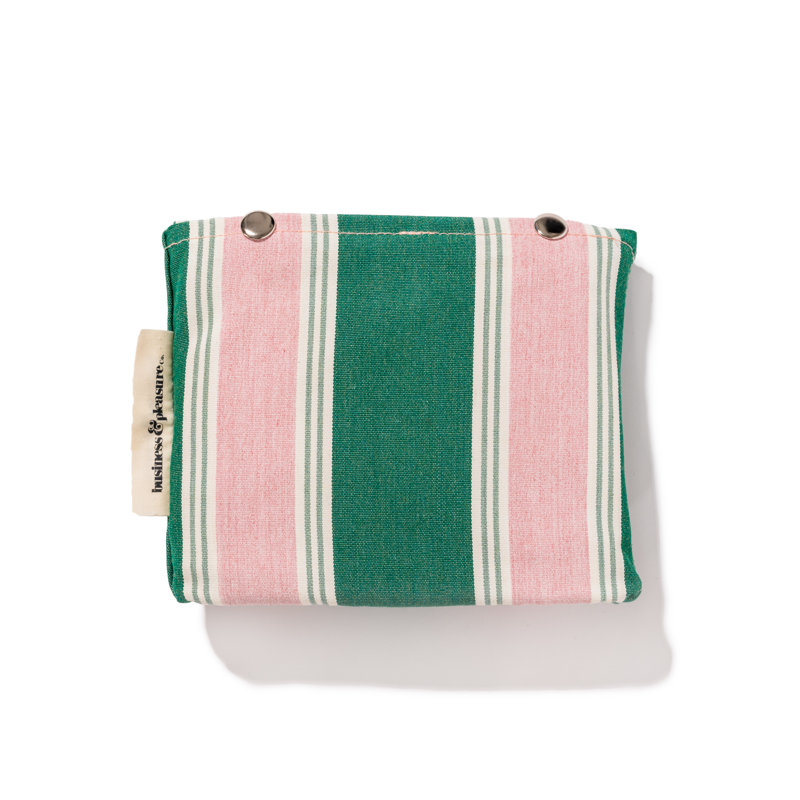 Inflatable Beach Pillow, Green/Pink
