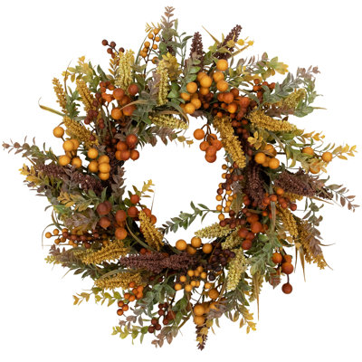 Faux Fir Plastic 24'' Wreath