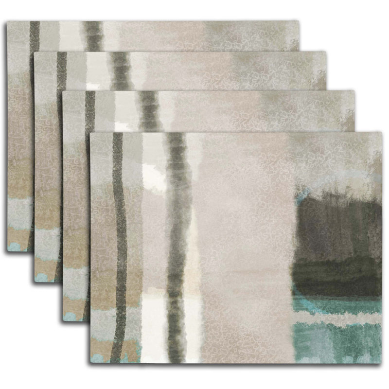 Napperon abstrait en polyester