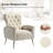 Consolata 37" H Velvet Wingback Chair with Button Tufting and Metal Legs-1272440857