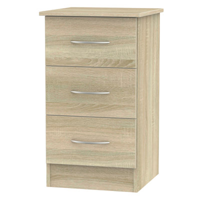 Crete 39.5cm W Manufactured Wood Bedside Table