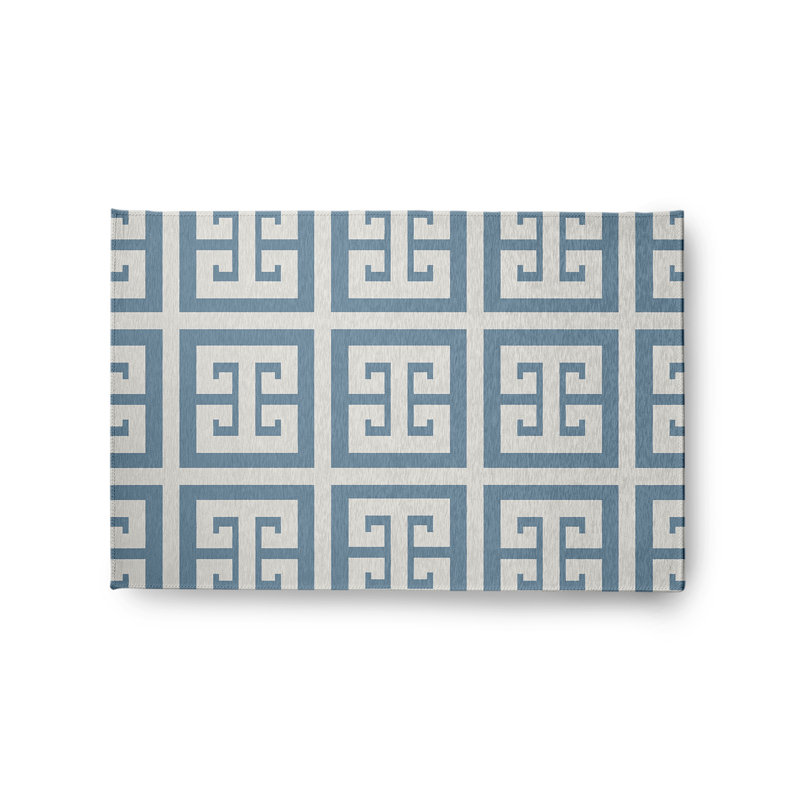 Chenille Geometric Indoor Rug, Rectangle 2' x 3'