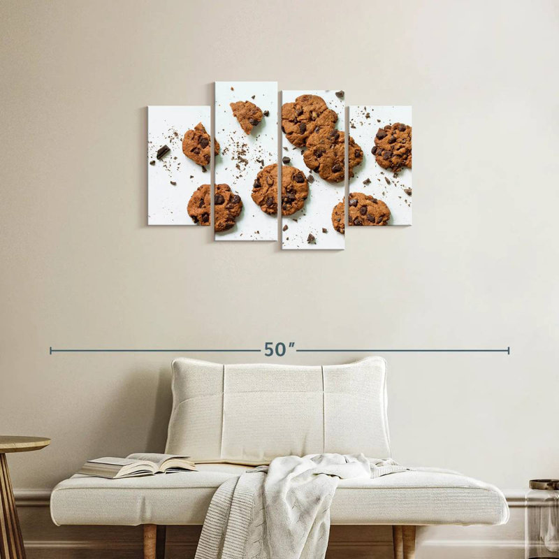 Biscuits aux morceaux de chocolat Yarlin, H 22 po x l 36 po