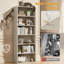 Bibliothèque d'angle autoportante à 6 niveaux, tablette de rangement ouverte pour bureau à domicile, salon-928255328