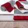 Myshaggy Collection Rugs Geometric Design in Red
