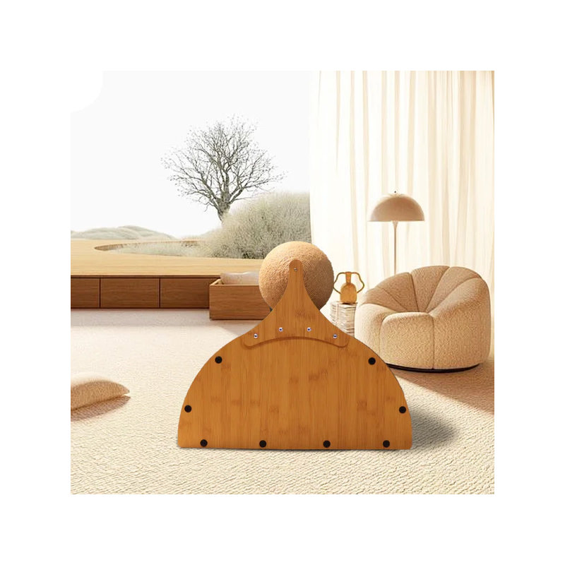 Brown Multi-Functional Cat Scratcher Lounge Bed