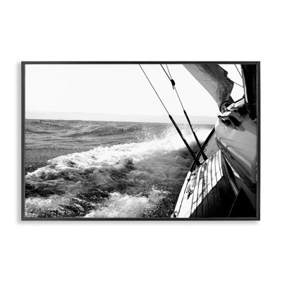  «Boat & Splashing Wake», estampe numérique par Kyle